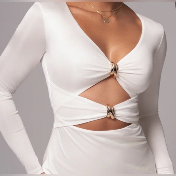 JLUXLABEL ivory cut out maxi dress - Picture 2 of 3